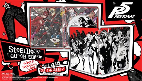 oersona 5 steel box|persona 5 steelbook launch edition.